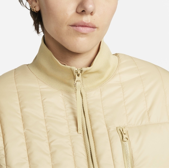 NWT Nike Wheat Grass/Light Orewood Brown/Barley Therma-FIT Tech Pack Jacket S - Picture 3 of 7